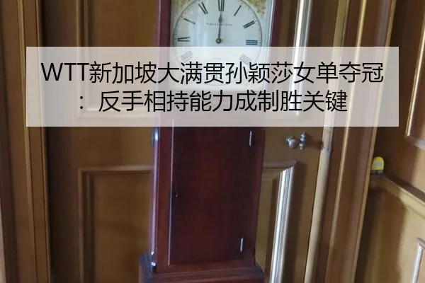 WTT新加坡大满贯孙颖莎女单夺冠：反手相持能力成制胜关键